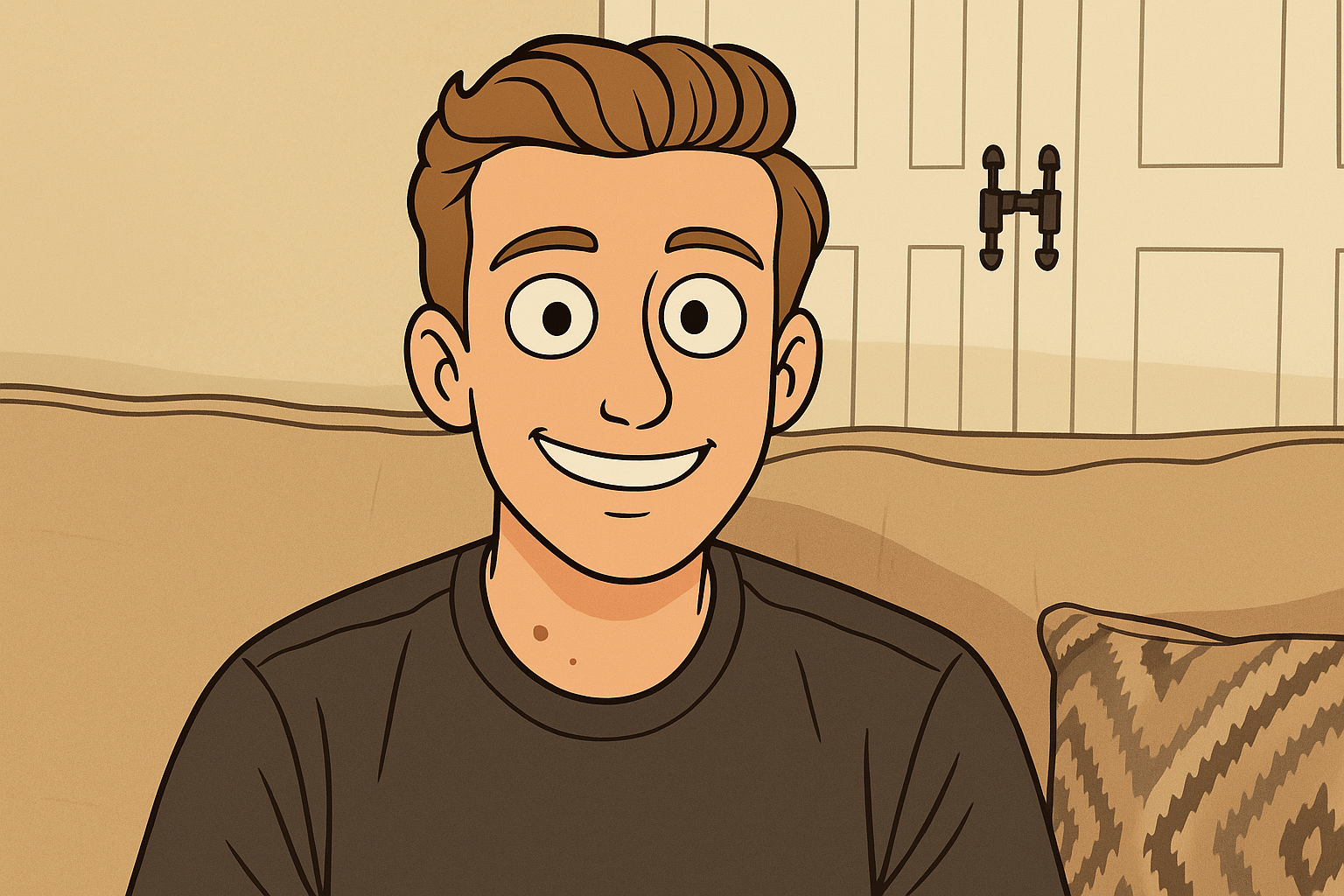 Cartoon An Image of Garrett